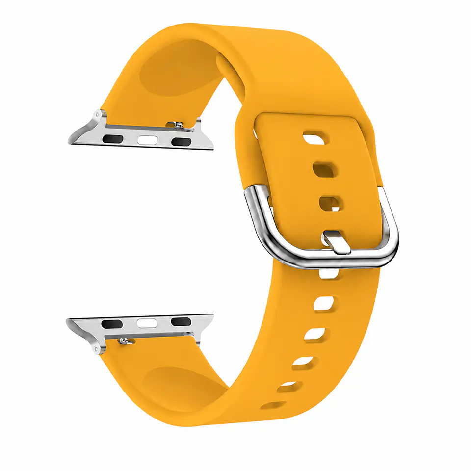 Correas Para Apple Watch Serie 7 - 41MM - Silicona Con Hebilla 8