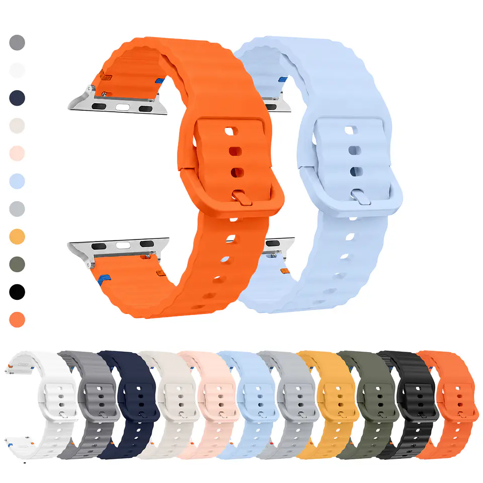 Correas Para Apple Watch Serie 8 - 41MM - Silicona Sport 1