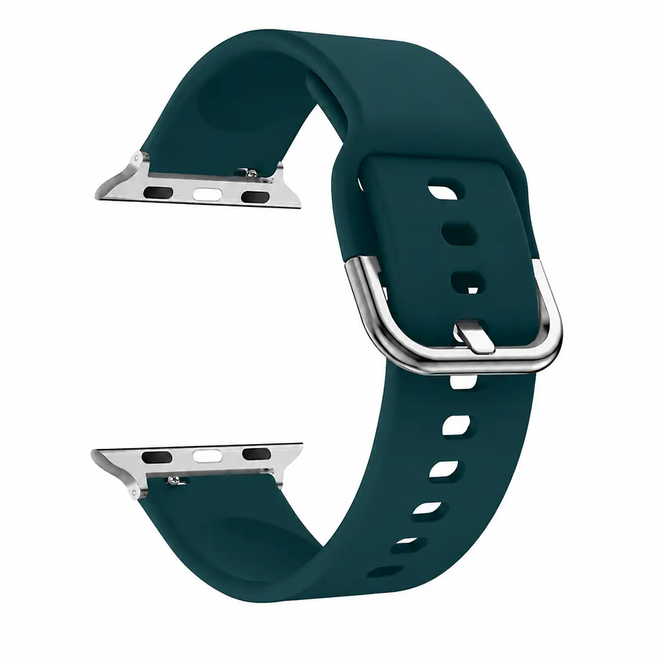 Correas Para Apple Watch Serie 9 - 41MM - Silicona Con Hebilla 13