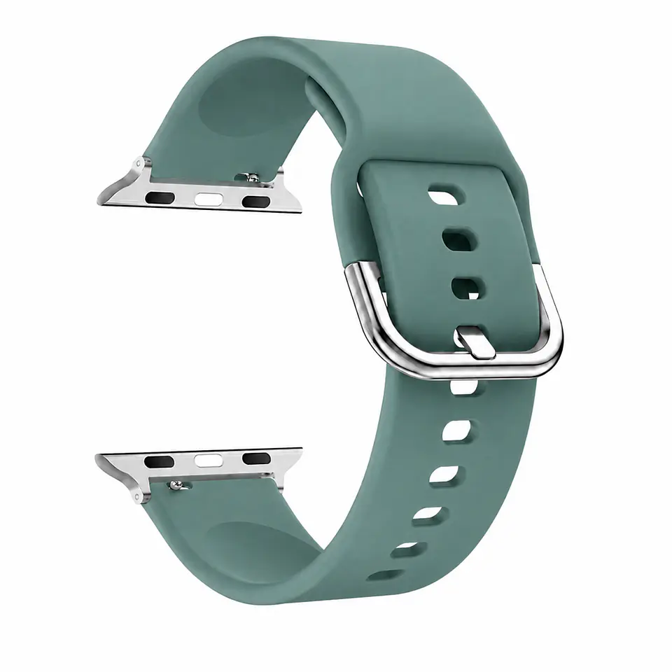 Correas Para Apple Watch Serie 10 - 42MM - Silicona Con Hebilla 22