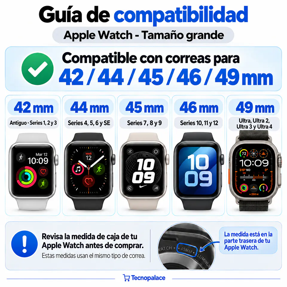 Correas Para Apple Watch SE 1 - 44MM - Silicona Nylon 2