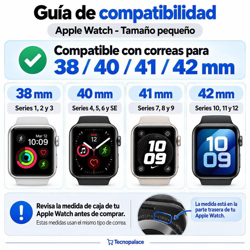 Correas Para Apple Watch Serie 12 - 42MM - Milanesa Loop 2