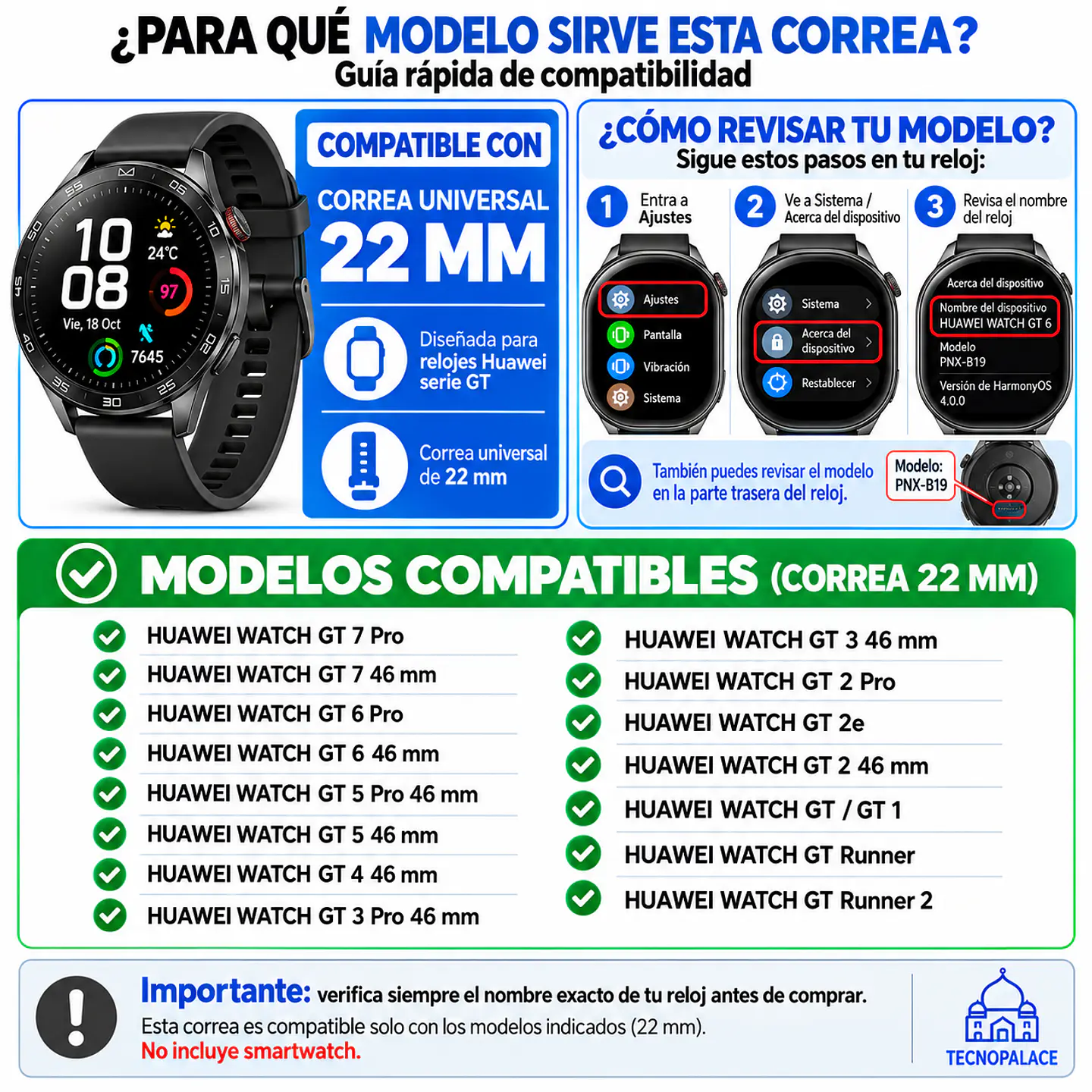 Correa Para Huawei Watch GT 3 - 46MM - Silicona Sport 2