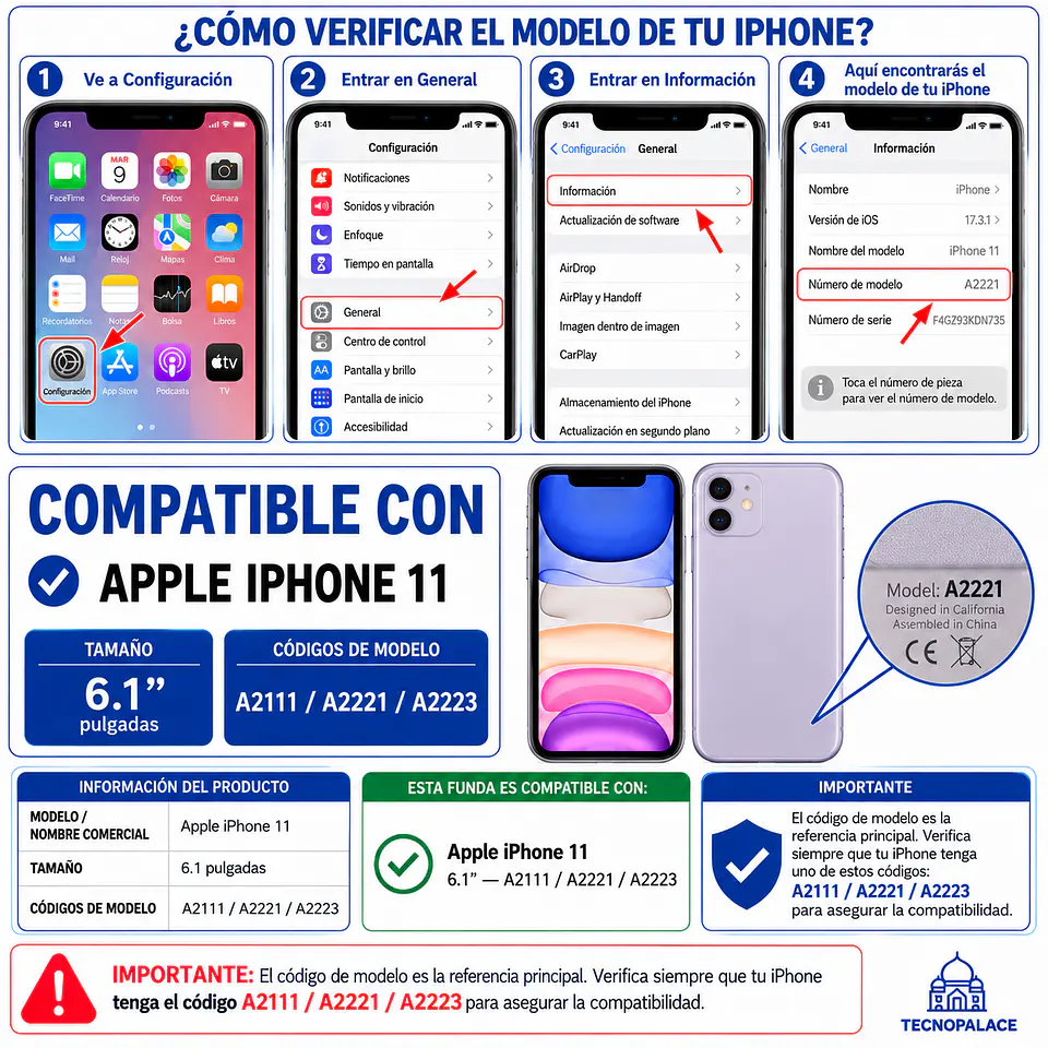 Carcasa Para iPhone 11 - MagSafe + Protector Cámara 2