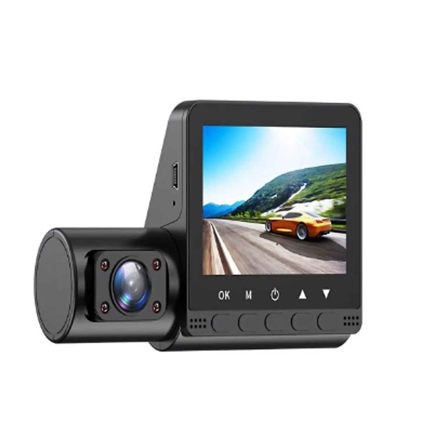 CÁMARA DASH CAM TRIPLE PARA AUTO FULL HD 1080P | VISIÓN NOCTURNA | DELANTERA + INTERIOR + TRASERA | SENSOR G | MONITOR DE ESTACIONAMIENTO 3