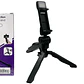 SOPORTE TRÍPODE PARA CELULAR K-02 CON LUZ LED Y CONTROL BLUETOOTH | PALO SELFIE PLEGABLE PARA VIDEOS, TIKTOK Y STREAMING - Miniatura 3