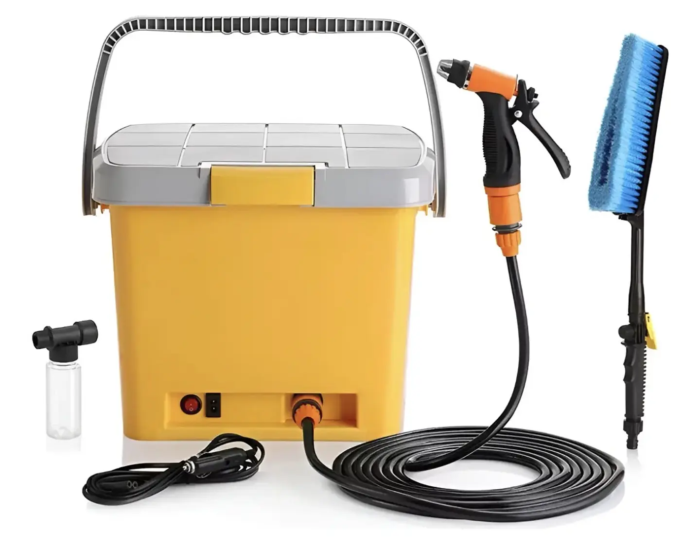 HIDROLAVADORA PORTÁTIL ELÉCTRICA INALÁMBRICA PARA AUTO ALTA PRESIÓN | RECARGABLE | MULTIFUNCIÓN | IDEAL PARA AUTOS, MOTOS Y JARDÍN 2