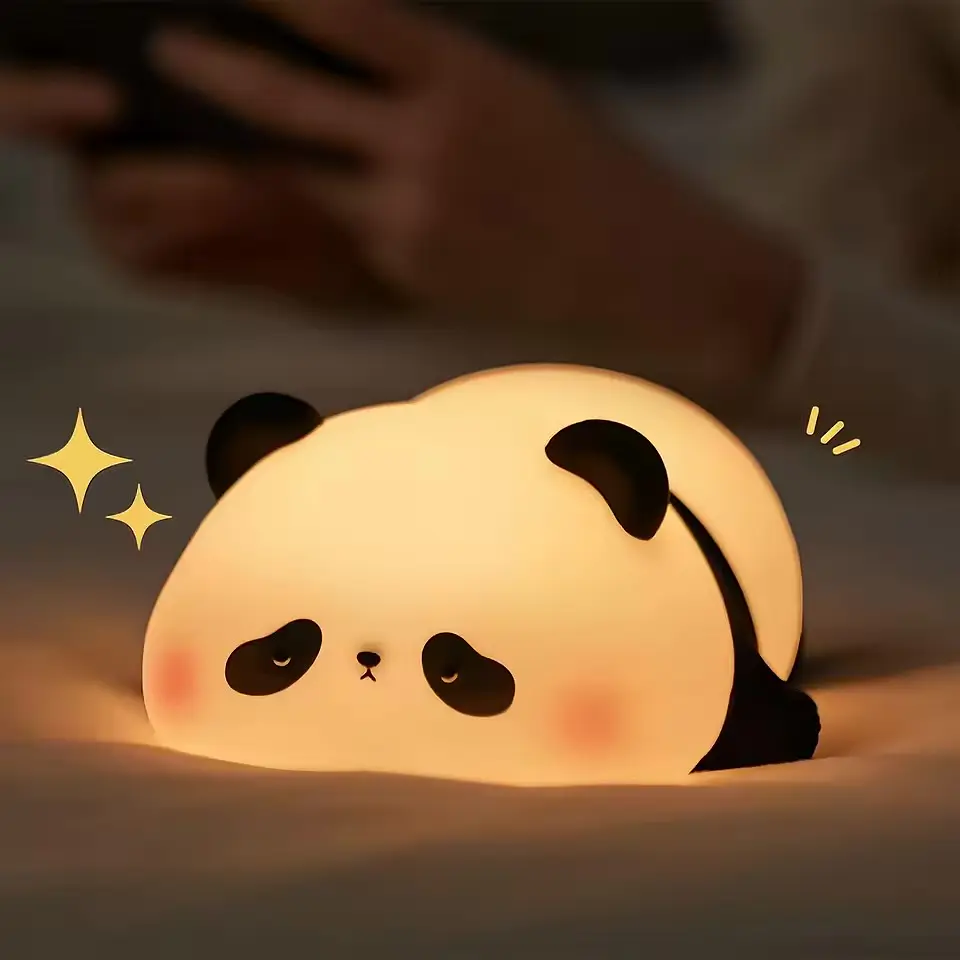 LÁMPARA LED INFANTIL ANIMALES DE SILICONA RECARGABLE USB | LUZ NOCTURNA PARA NIÑOS | 3 COLORES | TEMPORIZADOR 30 MINUTOS 5