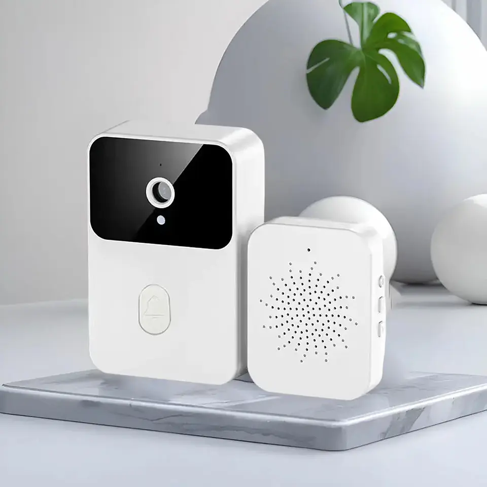 TIMBRE INTELIGENTE M8 CON CÁMARA WIFI HD | VIDEO PORTERO INALÁMBRICO | VISIÓN NOCTURNA | DETECCIÓN DE MOVIMIENTO  4