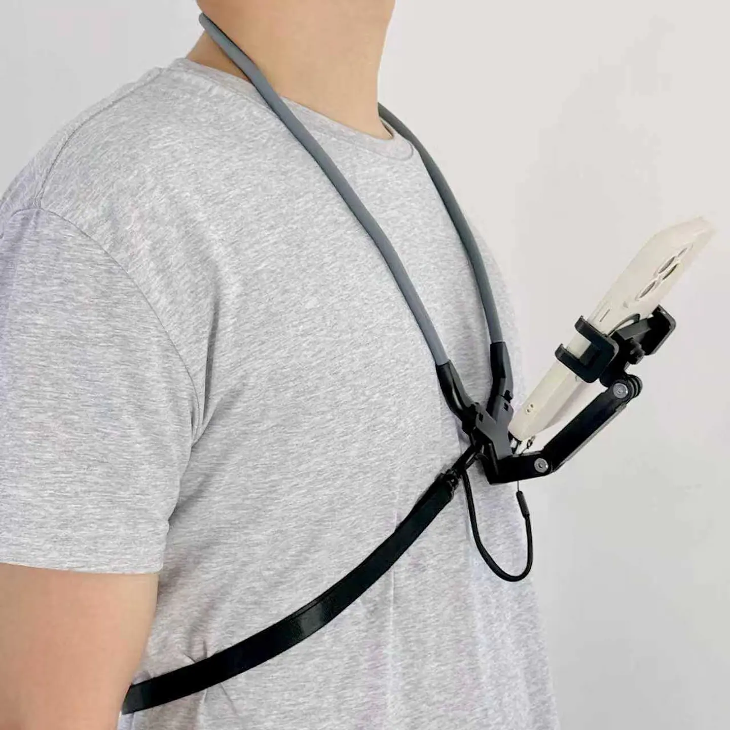 SOPORTE PARA CELULAR DE CUELLO FLEXIBLE 360° | MANOS LIBRES PARA GRABAR VIDEOS, VLOGS, RECETAS Y STREAMING 3