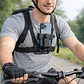 SOPORTE PARA CELULAR CON ARNÉS DE PECHO AJUSTABLE 360° | MANOS LIBRES PARA GRABAR VIDEOS POV, DEPORTES Y STREAMING - Miniatura 3
