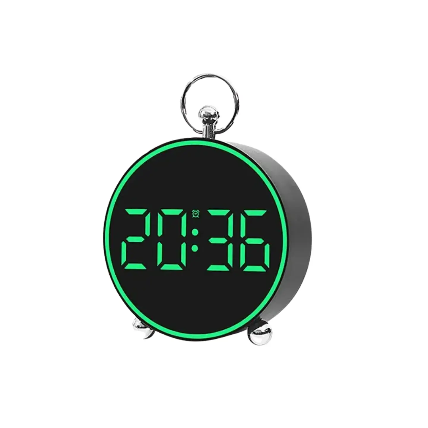 RELOJ DESPERTADOR DIGITAL LED CON ALARMA | PANTALLA HD | BRILLO AJUSTABLE | DORMIR | USB Y PILAS 2