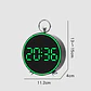 RELOJ DESPERTADOR DIGITAL LED CON ALARMA | PANTALLA HD | BRILLO AJUSTABLE | DORMIR | USB Y PILAS - Miniatura 3