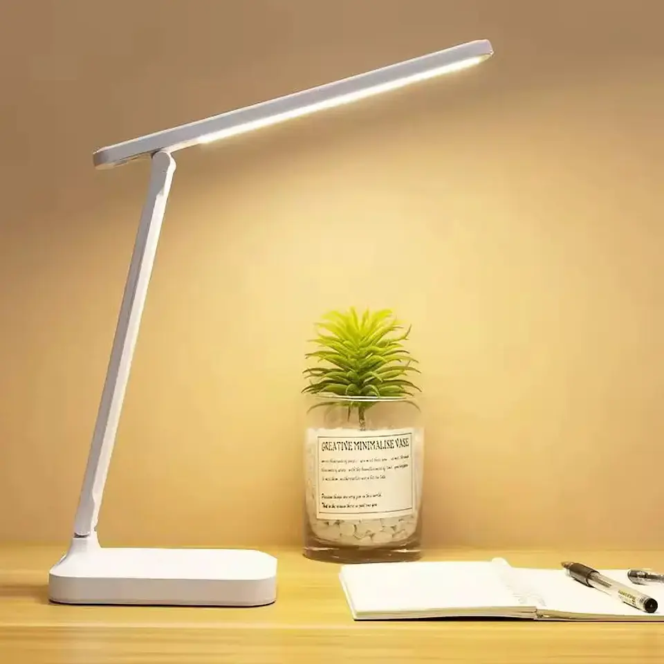 LÁMPARA LED DE ESCRITORIO S9 RECARGABLE | CONTROL TÁCTIL | BRILLO AJUSTABLE | CUELLO FLEXIBLE | 22 LED 4