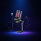 MICRÓFONO USB DE CONDENSADOR RGB CARDIOIDE CON MONITOREO, MUTE TOUCH Y SONIDO 192KHZ/24BITS - Miniatura 1