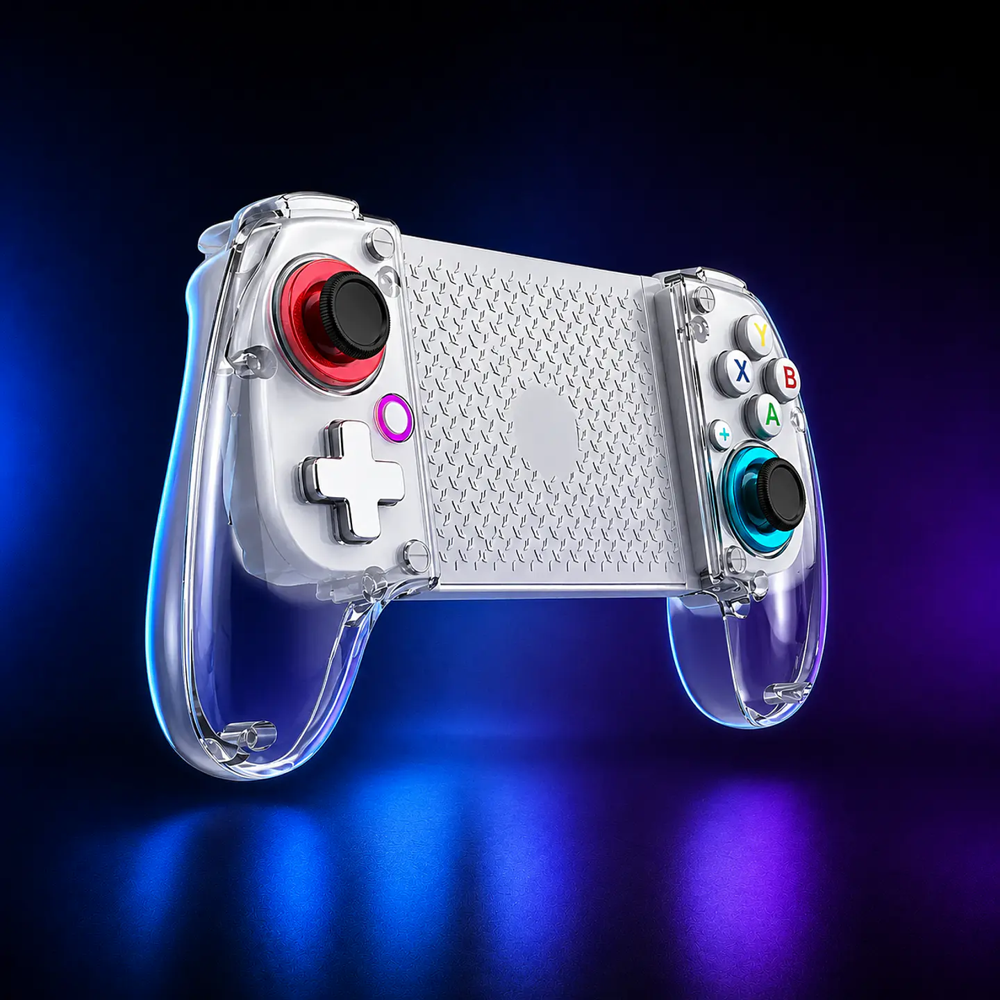 GAMEPAD Q101 INALÁMBRICO RGB EXTENSIBLE PARA CELULAR, PC, SWITCH, PS3 Y PS4 1