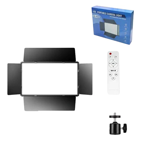 KIT LUZ DE VIDEO LED RL900 + TRÍPODE | ILUMINACIÓN PROFESIONAL REGULABLE 3200K–5600K PARA FOTOGRAFÍA, VIDEO Y STREAMING