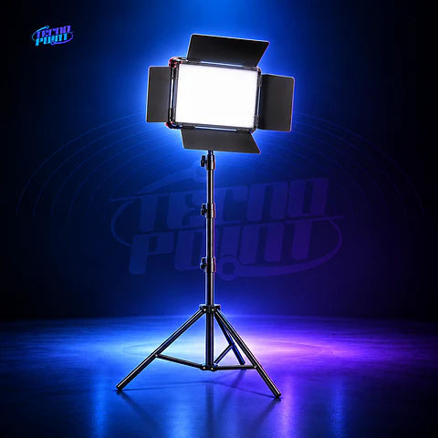 KIT LUZ DE VIDEO LED RL900 + TRÍPODE | ILUMINACIÓN PROFESIONAL REGULABLE 3200K–5600K PARA FOTOGRAFÍA, VIDEO Y STREAMING