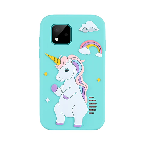 Celular Inafantil Inteligente con Cámara y Juegos-Pantalla Táctil Infantil Rosado y Celeste