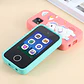 Celular Inafantil Inteligente con Cámara y Juegos-Pantalla Táctil Infantil Rosado y Celeste - Miniatura 6