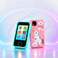 Celular Inafantil Inteligente con Cámara y Juegos-Pantalla Táctil Infantil Rosado y Celeste - Miniatura 1