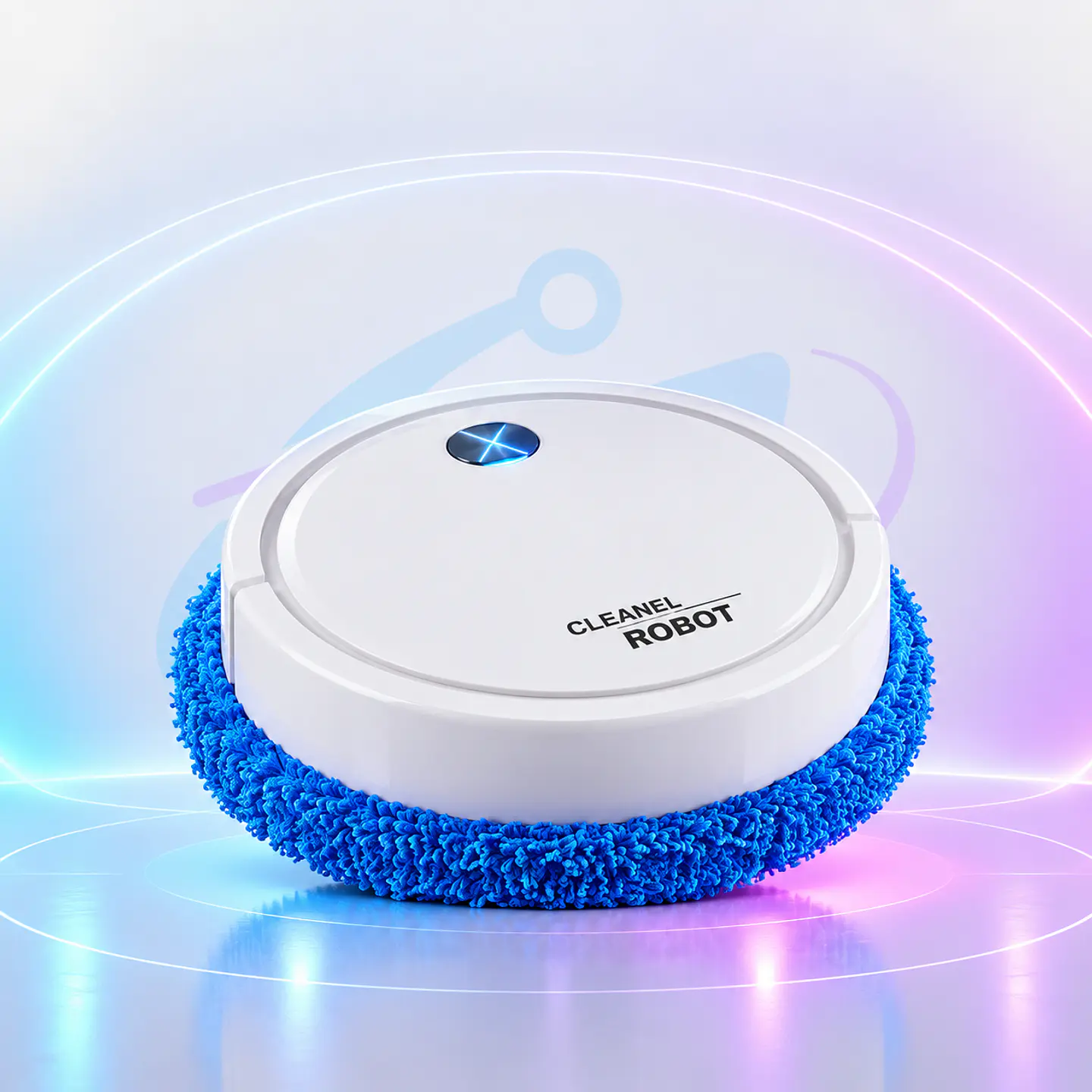 ASPIRADORA ROBOT AUTOMÁTICA SILENCIOSA- CON MOPA-LIMPIEZA EN SECO Y HÚMEDO PARA PISOS  1