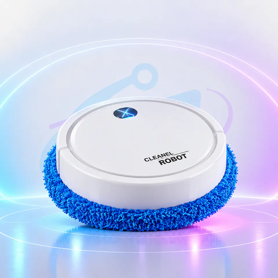 ASPIRADORA ROBOT AUTOMÁTICA SILENCIOSA- CON MOPA-LIMPIEZA EN SECO Y HÚMEDO PARA PISOS  1