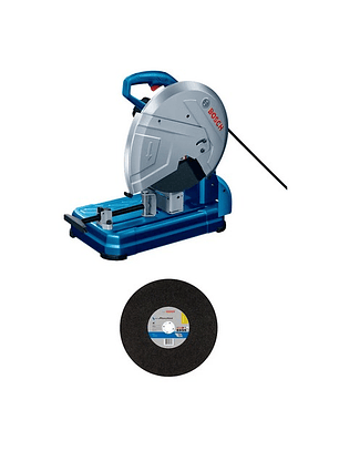 Tronzadora Bosch GCO 14-24 2400W Profesional con Disco 355mm para Corte Preciso en Metal