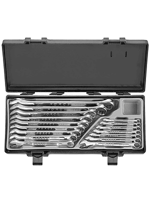 Juego de llaves punta corona Force 5161 - Set 16 piezas 6-24 mm - Acero reforzado para uso profesional