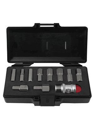 Juego Profesional de Puntas Allen 8-17 mm con Dado 1/2