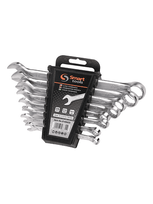 Juego de Llaves de Corona Smart Tools 8-19mm | 8 Piezas en Acero Cromo Vanadio