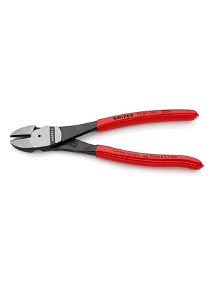 Alicate Corte Lateral 8'' Reforzado Profesional Knipex 7401200