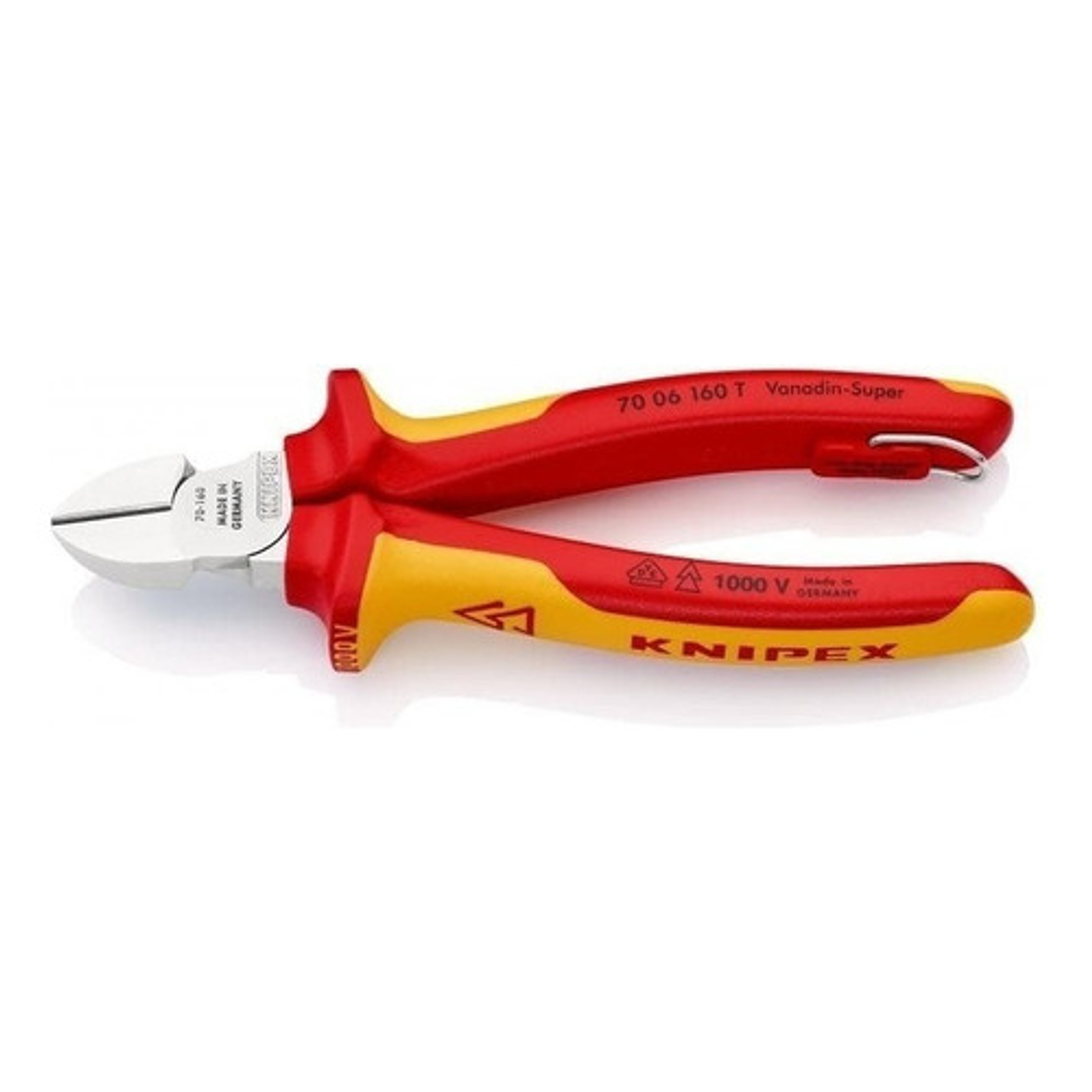 Alicate Corte Diagonal Aislado 6.1/2'' 1000V Knipex - Alta Precisión y Seguridad 1