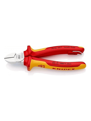 Alicate Corte Diagonal Aislado 6.1/2'' 1000V Knipex - Alta Precisión y Seguridad