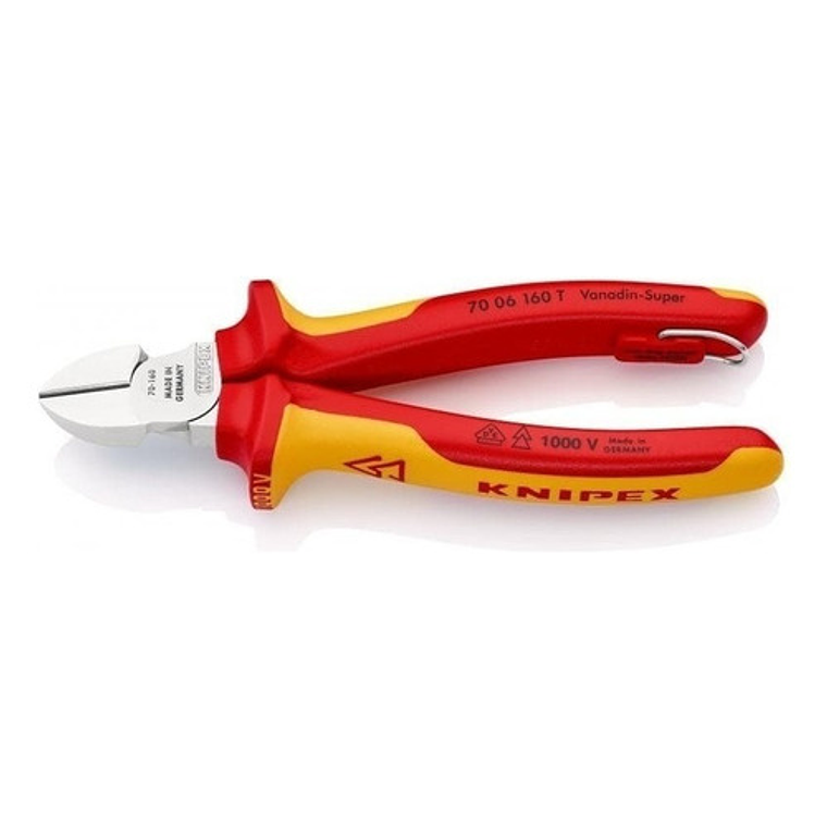 Alicate Corte Diagonal Aislado 6.1/2'' 1000V Knipex - Alta Precisión y Seguridad 1