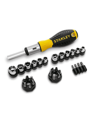 Juego Profesional de Destornilladores y Puntas Stanley 29 Piezas Stht54925-840