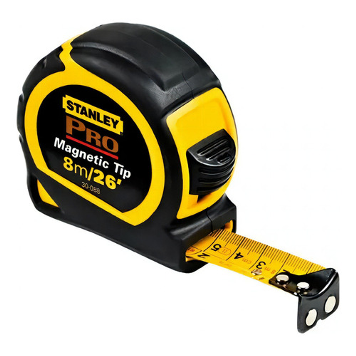 Huincha de Medir Stanley Profesional 8 m x 1 pulg - Cinta Métrica Precisa y Resistente 1