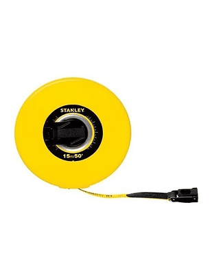 Huincha Stanley Fibra de Vidrio 15 m / 50 pies - Precisión y Durabilidad