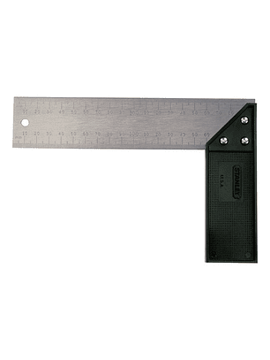 Escuadra Basic Try Square Stanley 8'' (203mm) - Herramienta Precisa y Duradera