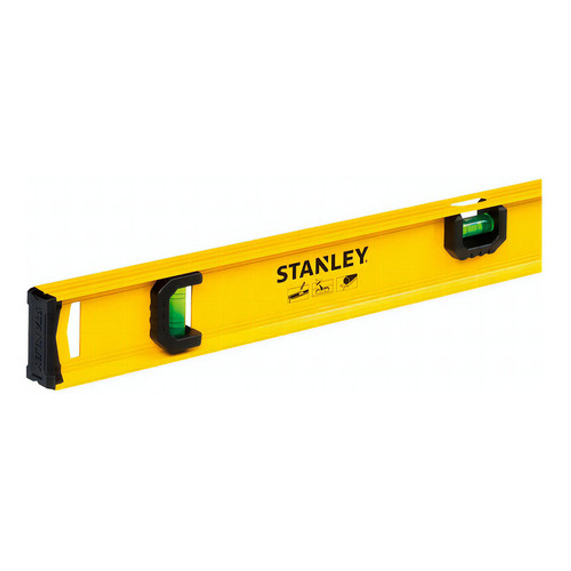 Nivel de Aluminio Stanley 24'' con Burbujas Más Grandes y Alta Durabilidad (STHT42074-LA) 2