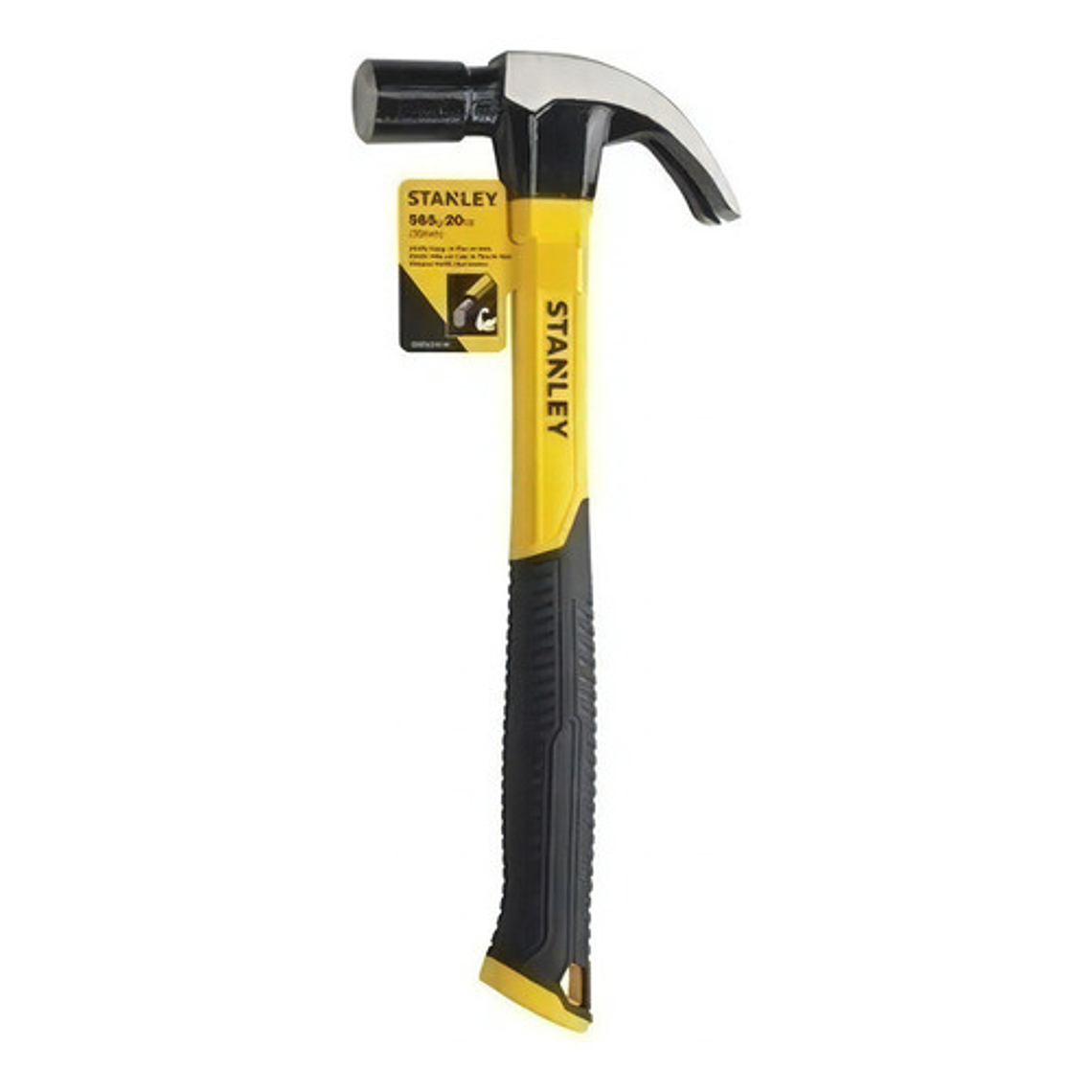 Martillo Stanley 20oz con Mango de Fibra de Vidrio, Cabeza Biselada y Reforzada 1
