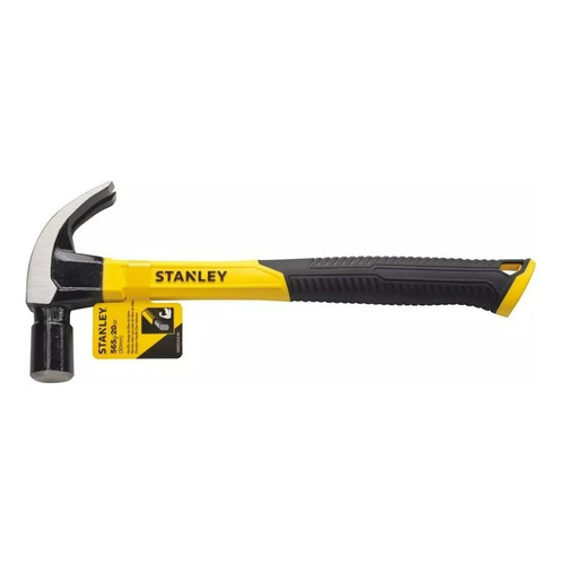 Martillo Stanley 20oz con Mango de Fibra de Vidrio, Cabeza Biselada y Reforzada 5