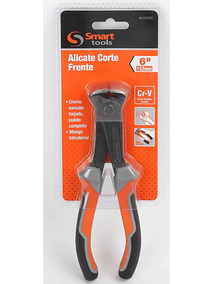 Alicate Corte Frontal 6'' Cr-v Mango Ergonómico Smart Tools 6101030