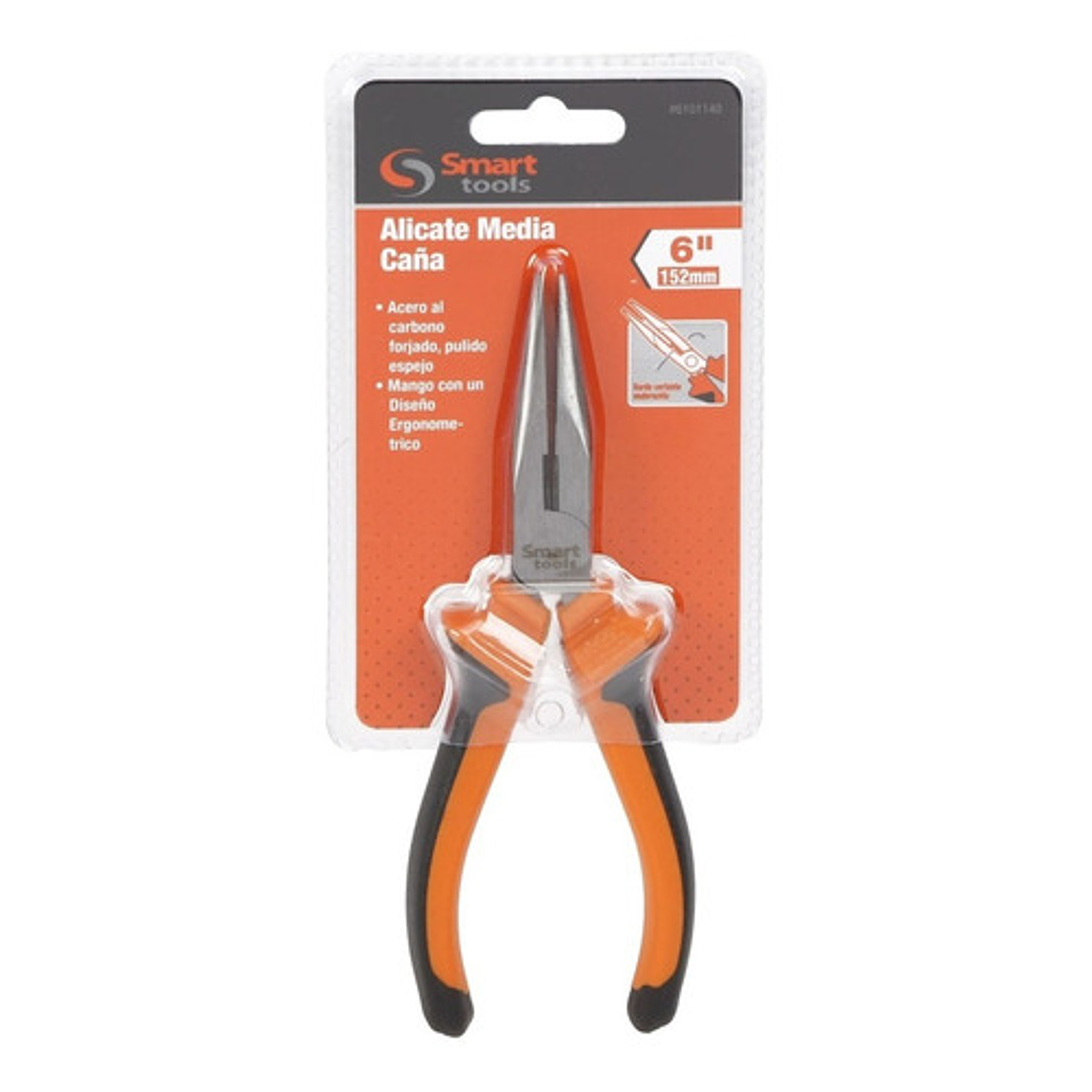 Alicate Punta Media Caña 6