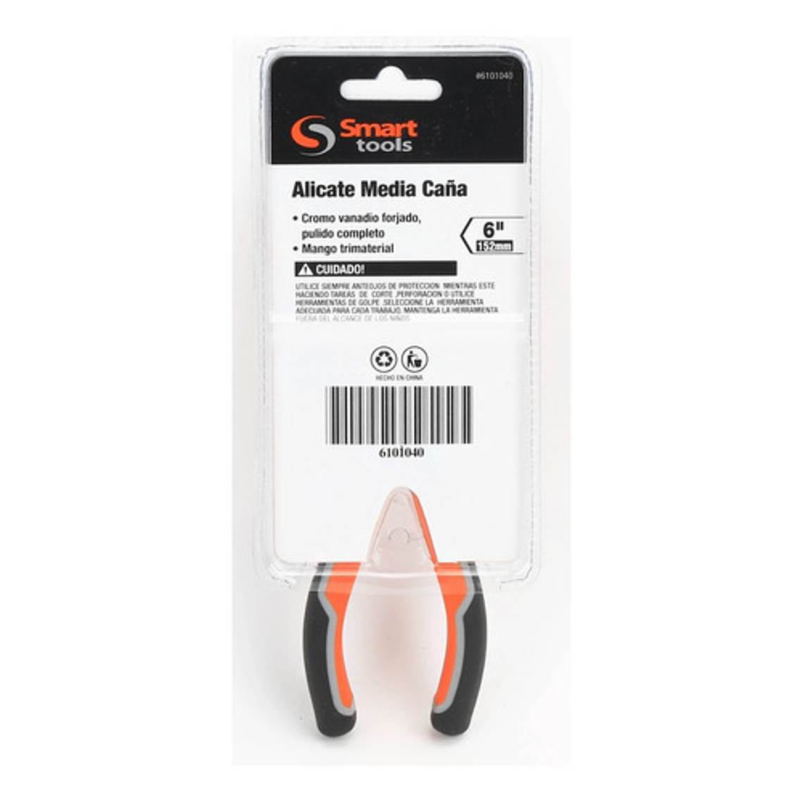 Alicate Punta Media Caña 6