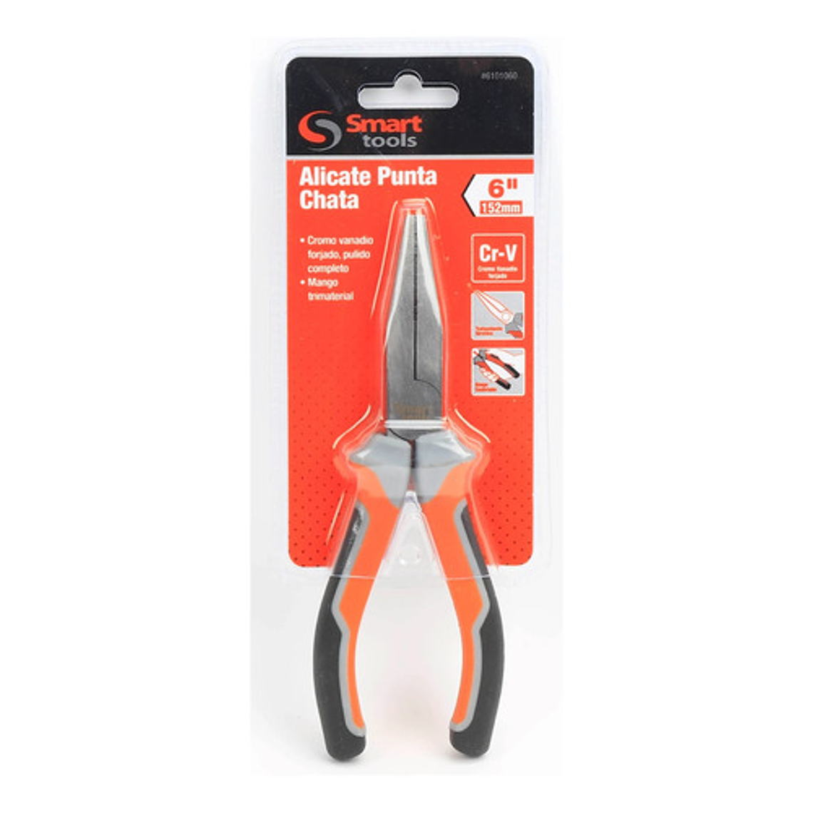 Alicate Punta Plana 6