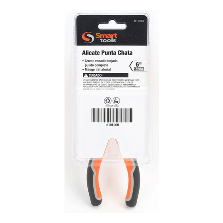 Alicate Punta Plana 6