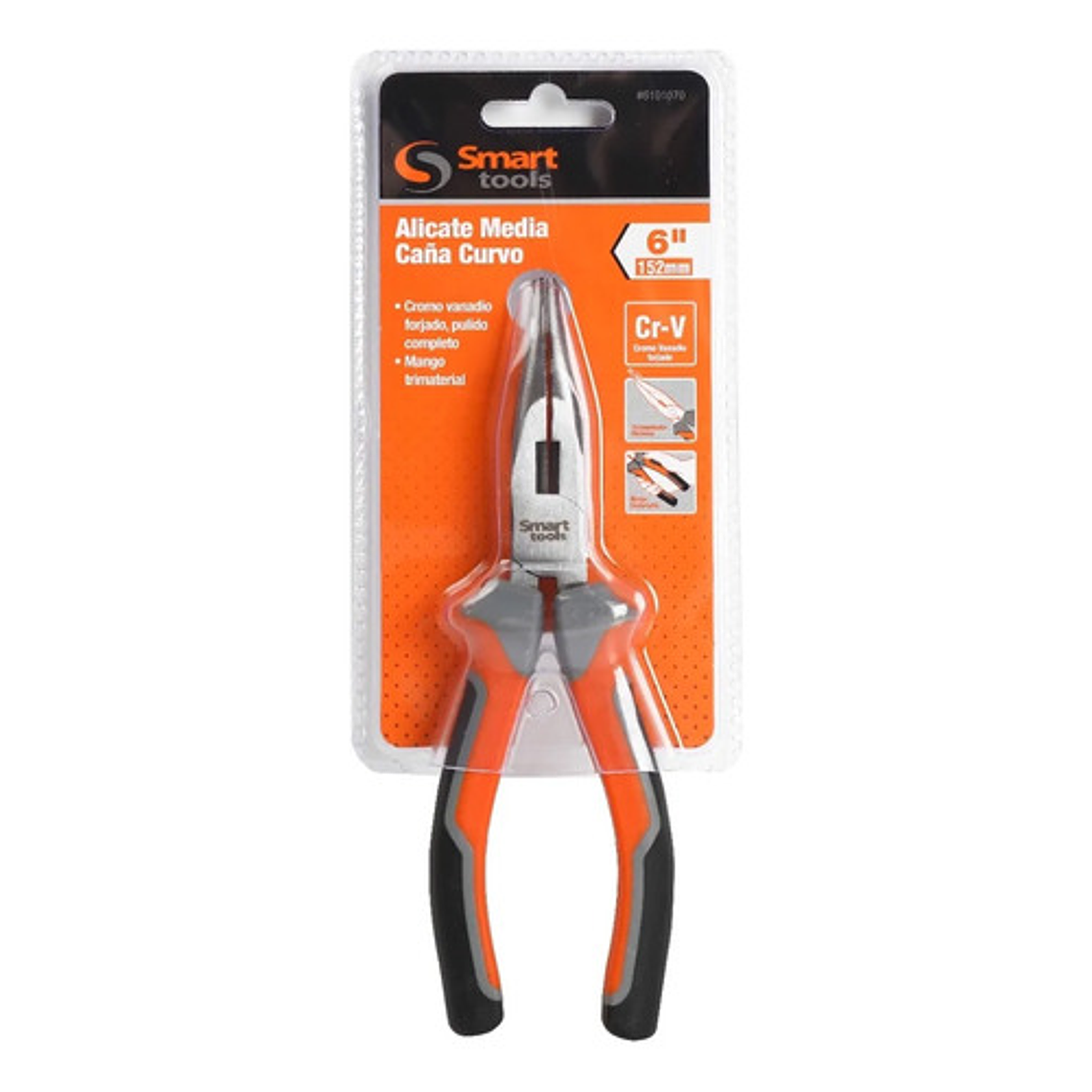 Alicate Punta Curva 6