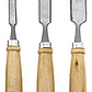 Juego de Formones Cinceles 3 Piezas con Mango de Madera Smart Tools - Aceros al Carbono - Miniatura 1