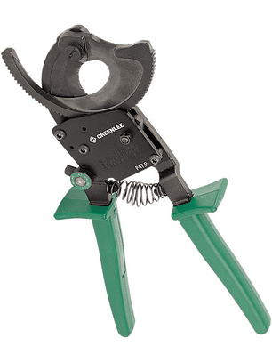 Corta cables trinquete compacto Greenlee 759 para cables de cobre y aluminio